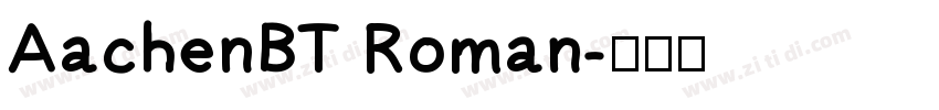 AachenBT Roman字体转换